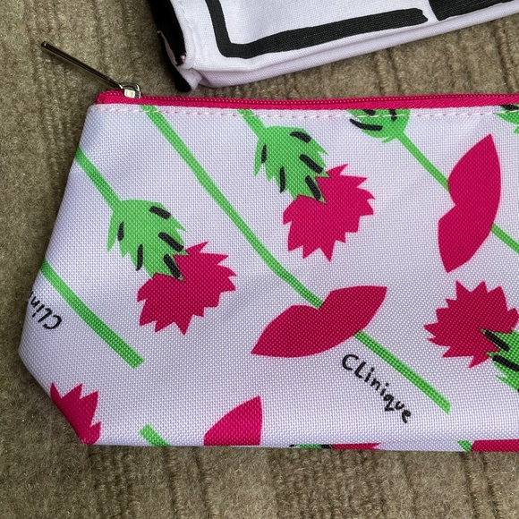 Bundle of 3 Sephora / Estee Lauder / Clinque Makeup Zip Travel Cosmetic Bags - Picture 4 of 6